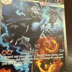 Mega Charizard x Ex 125/094 SIR Full Art Phantasmal Flames English Pokemon Card - Image 2