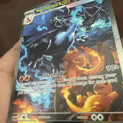 Mega Charizard x Ex 125/094 SIR Full Art Phantasmal Flames English Pokemon Card - Image 5