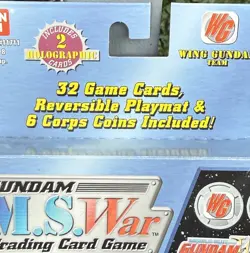 Gundam M. S. War Trading Card Game Wing Gundam Team Starter Set New In Box - Image 3