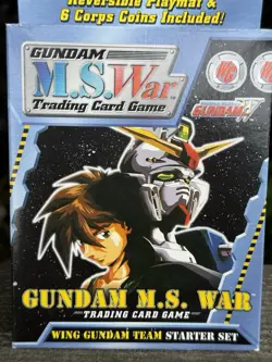Gundam M. S. War Trading Card Game Wing Gundam Team Starter Set New In Box - Image 5