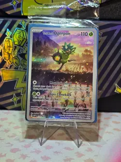 Teal Mask Ogerpon Promo SV: Scarlet & Violet Promo Cards 123 NM seraled - Image 1