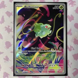 Pokemon Bulbasaur Holo Card 133/132 Me01: Mega Evolution NM Condition - Image 1