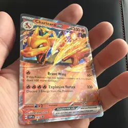 Pokemon Charizard ex Promo SVP 161 Scarlet & Violet Full Art Holo 330HP TCG Card - Image 3