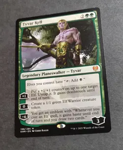 Tyvar Kell: Kaldheim Mtg Card, Mythic Rare Planeswalker Near Mint - Image 1
