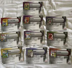 Skybox Marvel Masterpieces XL 10 Card Lot 5x7, Daredevil, Ultron, Psylocke, More - Image 2