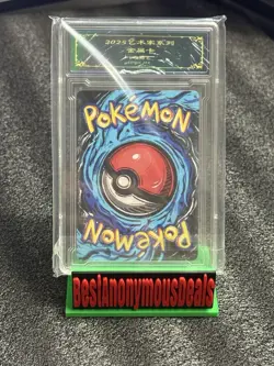 Pokemon Chinese Comic Art card Metal slab CUBONE FULL Art Holo Graded - Image 2