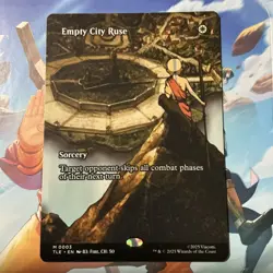 MTG - Empty City Ruse (Borderless) #3 Avatar: The Last Airbender Regular NP M NM - Image 1