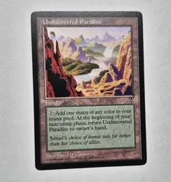 Unplayed NM Undiscovered Paradise - Visions MTG Magic Vintage Edh Cube - Image 1