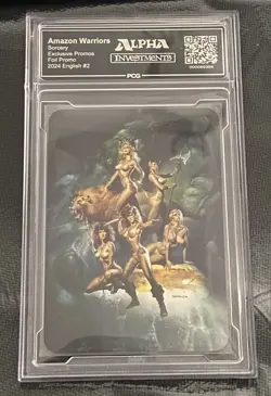 Sorcery: Contest Realm Amazon Warriors Alpha investments Promo Rare Foil PCG 9 - Image 2