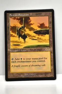 MTG, SERRA'S SANCTUM, URZA'S SAGA, NM, NEVER BEEN PLAYED - Image 1
