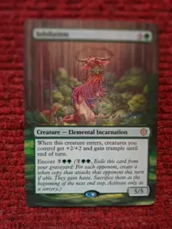 Jubilation MTG Lorwyn Eclipsed Commander Hand Painted Extended Full Altered Art - Image 2