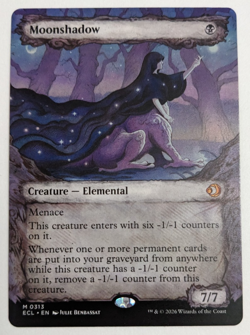 Moonshadow (0313) Showcase, Lorwyn Eclipsed ECL, Magic MtG, Regular - NM! - Image 1