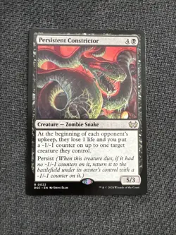 MTG Persistent Constrictor x1 NM from Commander: Duskmourn: House of Horror - Image 1