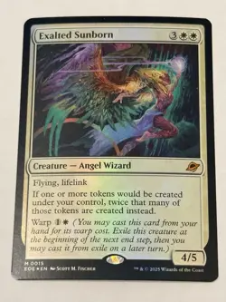 Exalted Sunborn 0015 Edge of Eternities Foil Magic The Gathering Near Mint - Image 1