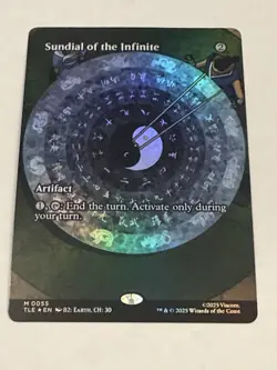 Sundial of the Infinite 0055 Foil Borderles Avatar: The Last Airbender NM MTG - Image 1