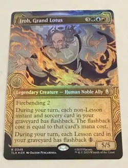 FOIL - MTG - Iroh, Grand Lotus (Showcase) #349 - Avatar: The Last Airbender - Image 1