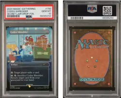 MTG PSA 10 Fallout Codex Shredder Foil Promo#790 Secret Lair Vault Boy Low Pop! - Image 3