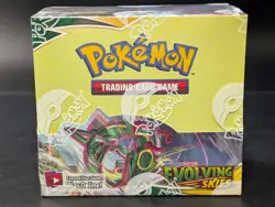 #2 Pokemon Evolving Skies Booster Box SEALED w/ Acrylic Case Mint Sword & Shield - Image 3