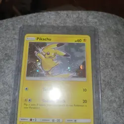 💥 Pokemon Pikachu SM98 SM Promo Holo Basic English Card - Image 1