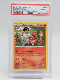 CHARMELEON 2016 POKEMON XY GENERATIONS RADIANT COLLECTION RC4/RC32 PSA 8 Q0004 - Image 1