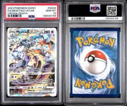 2023 POKEMON SWORD AND SHIELD CROWN ZENITHFULL ART/MEWTWO VSTAR GG44 - Image 3