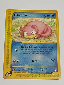Slowpoke 108/147 Aquapolis Regular Common Pokemon TCG NM Never Played - Image 1
