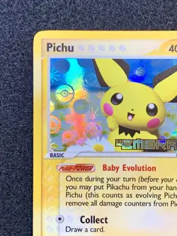 Pokemon EX Emerald Pichu 59/106 Reverse Holo Stamped - Near Mint - Image 3