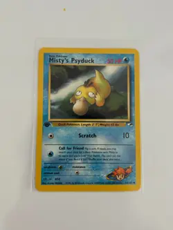 Misty's Psyduck [1st Edition] #54/132 Pokemon Gym Heroes - Image 1
