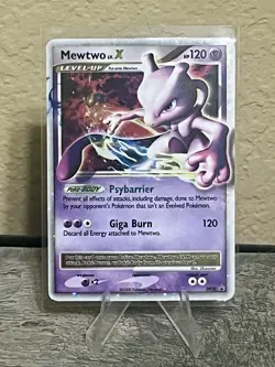 Mewtwo Lv X DP28 2008 Pokemon TCG Diamond & Pearl LP - Image 1
