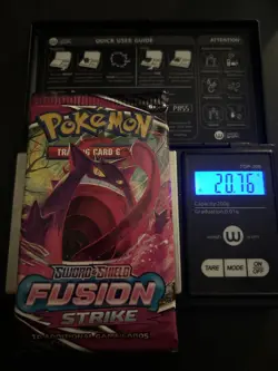 Very Heavy! 20.76 Gram Pokemon Fusion Strike Booster Pack Sealed - Image 1
