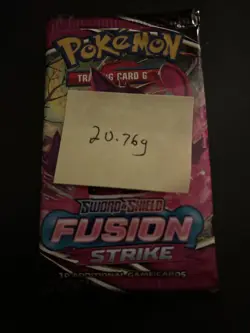 Very Heavy! 20.76 Gram Pokemon Fusion Strike Booster Pack Sealed - Image 4