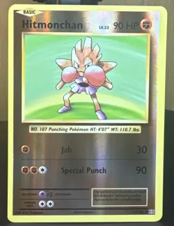 Pokemon Pokemon TCG: Hitmonchan 62/108 Evolutions Reverse Holo Rare Card - Image 1