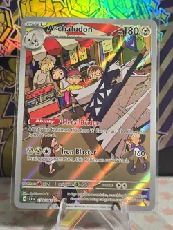 Archaludon 155/142 Illustration Rare Holo Stellar Crown Pokemon TCG NM Holo - Image 1