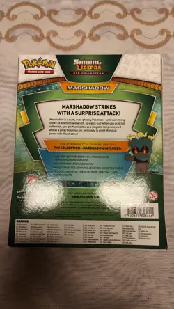 Pokemon TCG Shining Legends Pin Collection Marshadow Box Sealed - Image 2