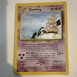 DMG Pokemon TCG Slowking Neo Genesis 14/111 Holo Rare Unlimited English Card - Image 1