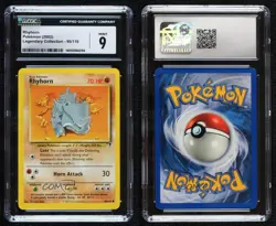 Rhyhorn Pokemon Legendary Collection CGC 9 Mint 2002 - Image 3