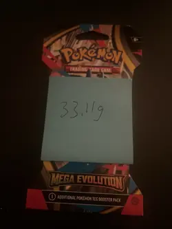 (VERY HEAVY) 33.11g Pokemon TCG Mega Evolution Sleeved Booster Pack (SEALED)✅ - Image 3