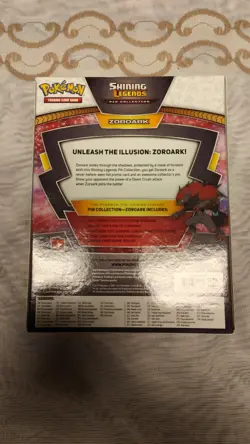 Pokemon TCG Shining Legends Pin Collection Box Zoroark New - Image 2