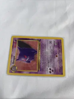 Pokemon Gengar Non Holo Rare 5/62 Fossil Base Set Vintage 1999 - Image 2