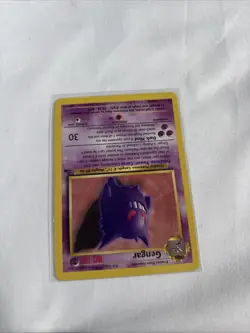 Pokemon Gengar Non Holo Rare 5/62 Fossil Base Set Vintage 1999 - Image 3
