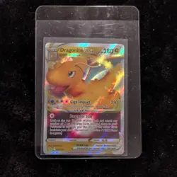 Pokemon Dragonite VSTAR 050/078 Pokemon GO Full Art Holo Ultra Rare English - Image 1