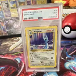 Pokemon Dragonair Base Set 18/102 PSA 9 Rare Regular 1999 English - Image 1