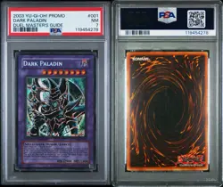 Yu-Gi-Oh! Dark Paladin DMG-001 Secret Rare Limited Edition PSA 7 - Image 3