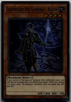 Legendary Six Samurai - Kizan Super Rare Spirit Warriors SPWA-EN010 LP - Image 1