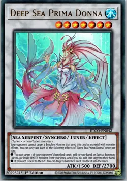 Yugioh Deep Sea Prima Donna ETCO-EN042 1st Edition Ultra Rare NM - Image 1