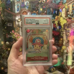 2024 One Piece EB01 EN #006 TONY TONY CHOPPER Alternate Art PSA 10 - Image 1