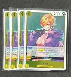 One Piece Lilith OP13-113 Foil Playset (x4) Carrying on His Will - ENG - Image 1