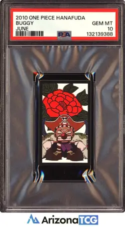 One Piece 2010 Buggy June One Piece Hanafuda English GEM MINT PSA 10 - Image 1