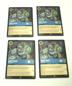 Disney Lorcana Whispers in The Well Daisy Duck 4x 141/204 Common Cold-Foil - Image 1