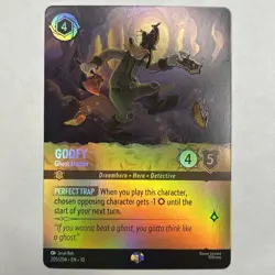Disney Lorcana TCG Goofy Ghost Hunter 205/204 Epic Whispers In The Well - Image 1